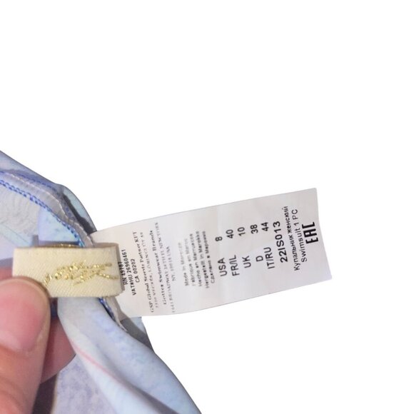 Gottex Womens One Piece Size 8 Multicolor Standard Summer Deep V Halter Stretch - Picture 5 of 8